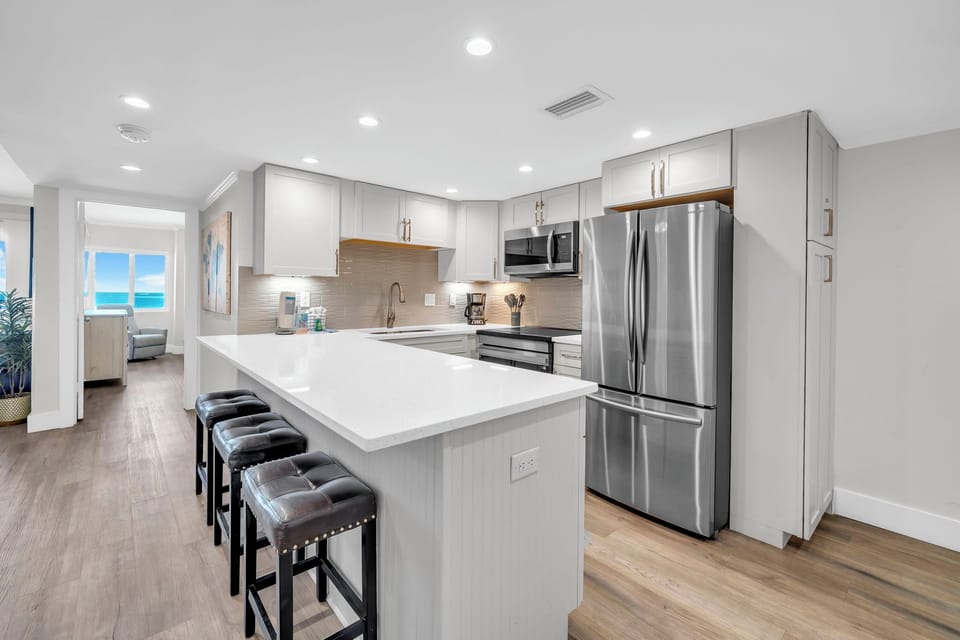 Kitchen counter for dining