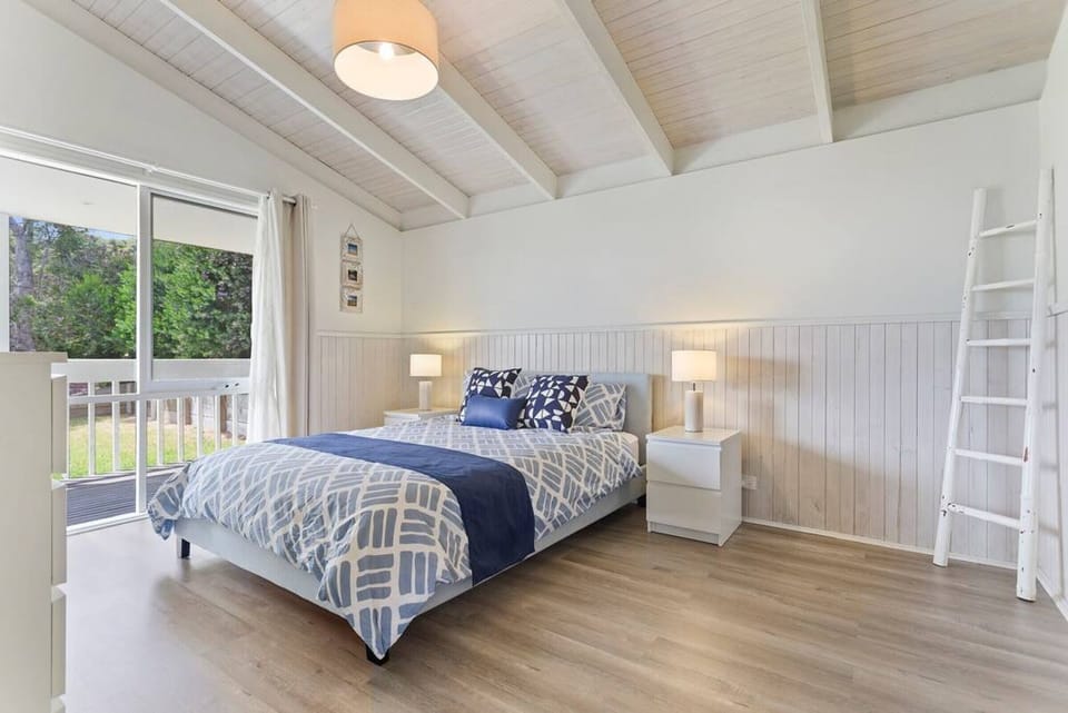 Comfy Bed with Garden View