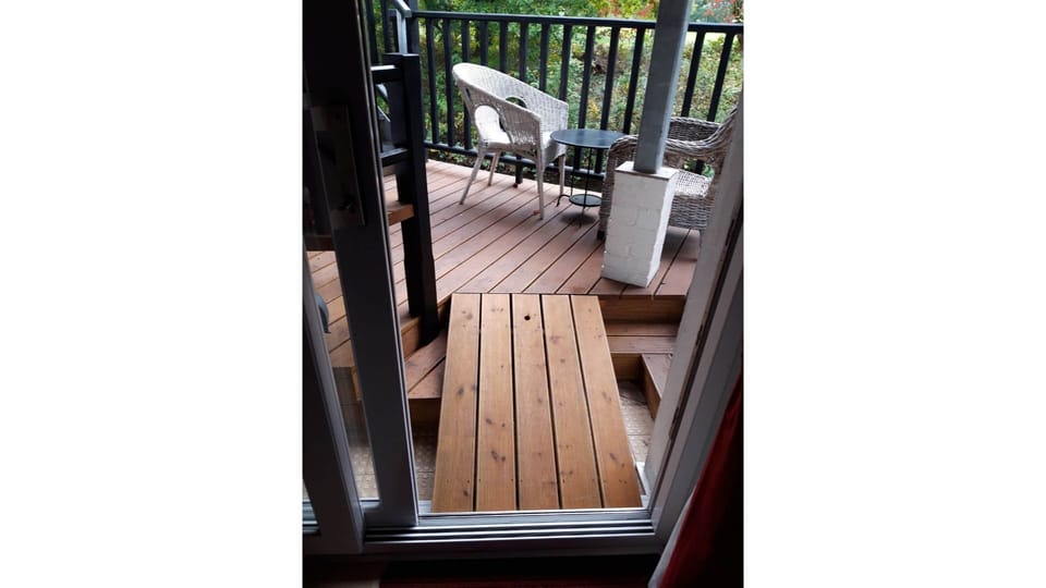 Also a ramp available for the balcony if required