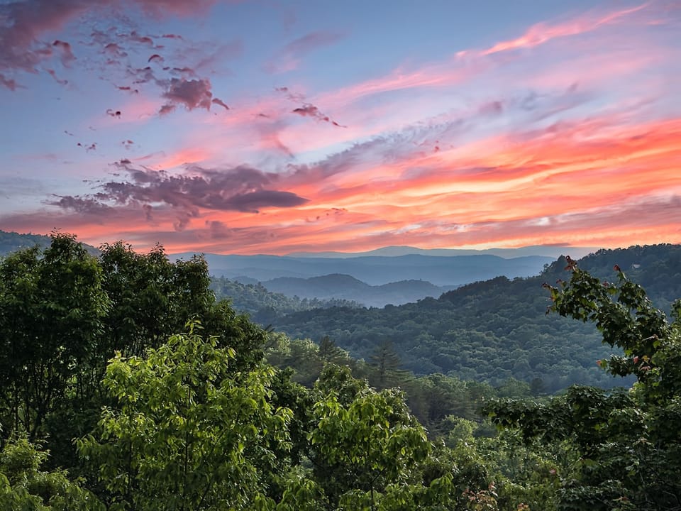 Stunning Sunsets Over the Aska Adventure Area