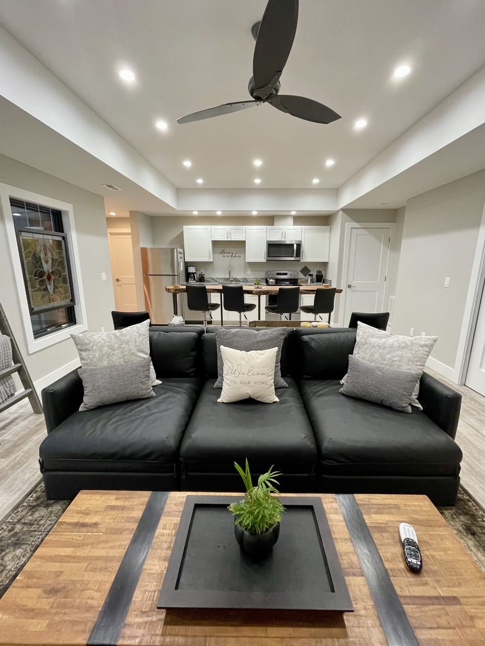 Living room sofa can provide additional sleeping space