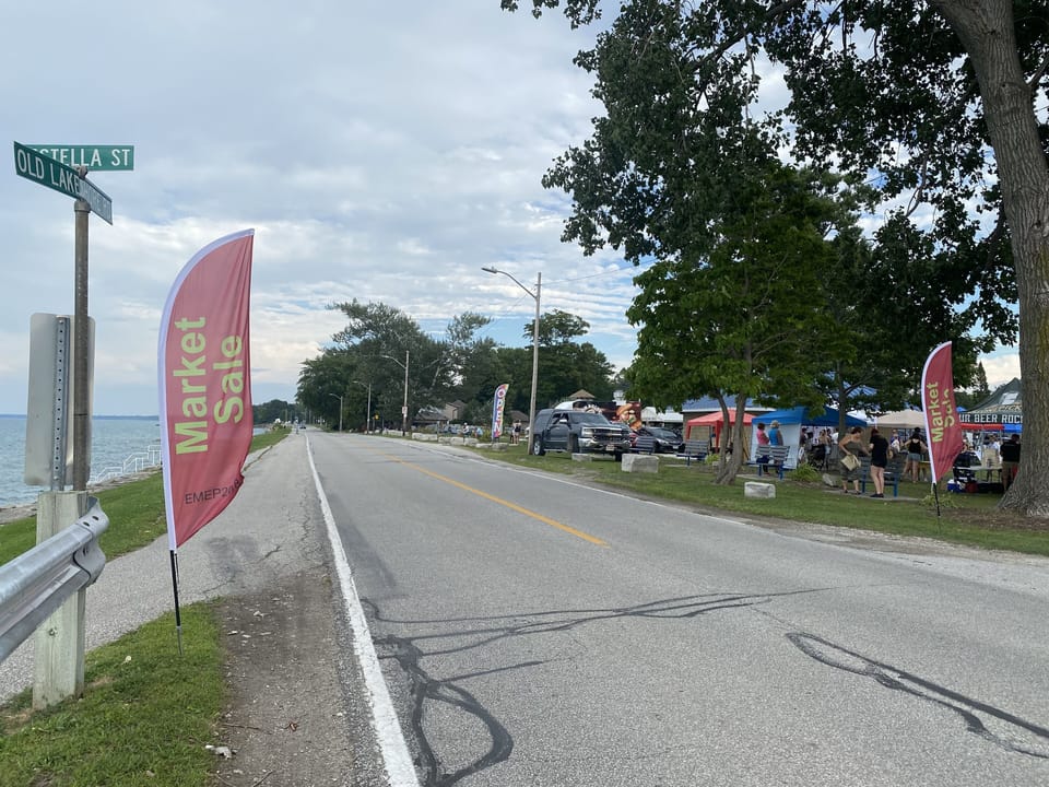 Wed local market walking distance from house. Craft beer smoked trout fruits veg
