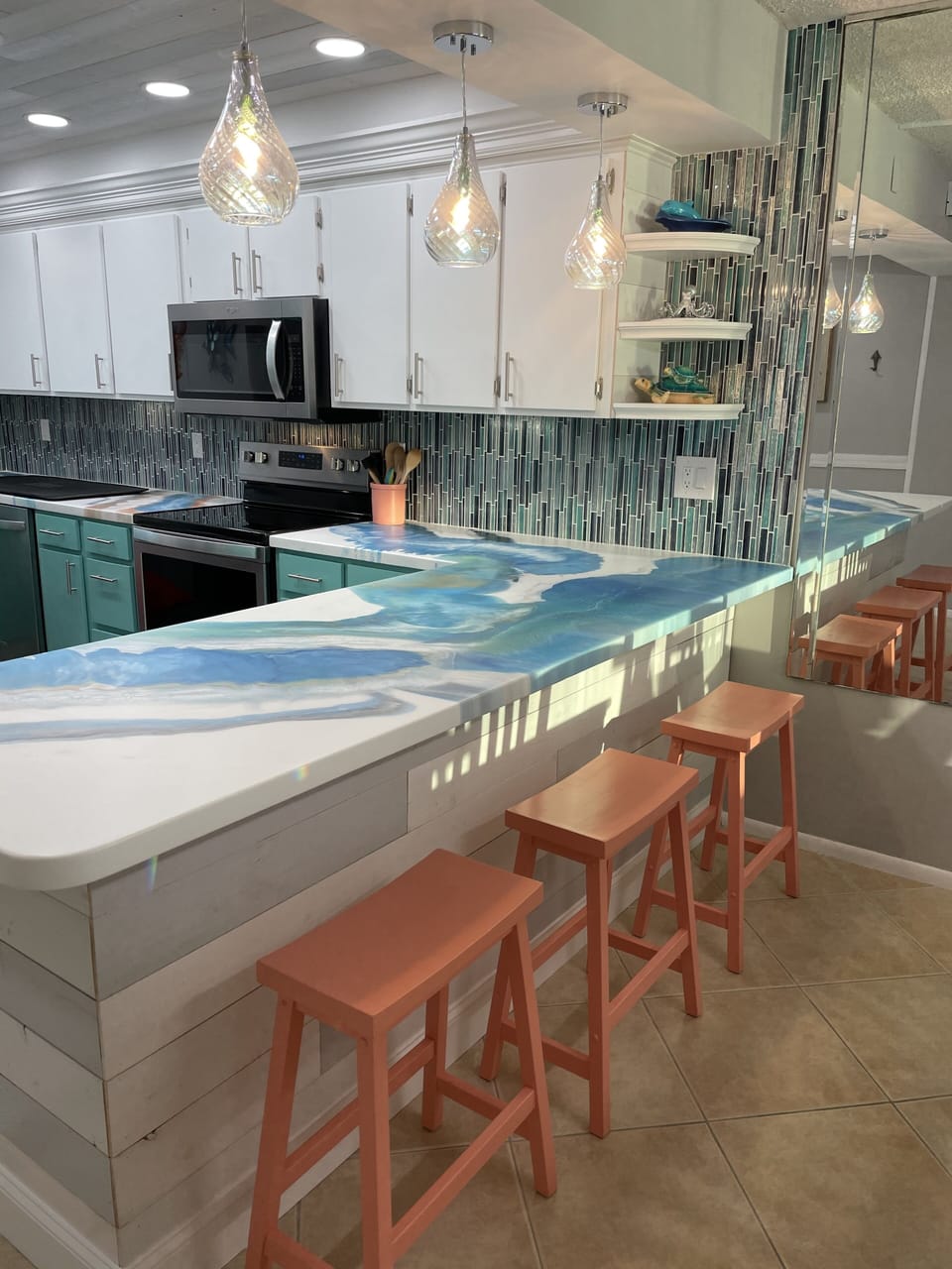 Lots of countertops for cooking!