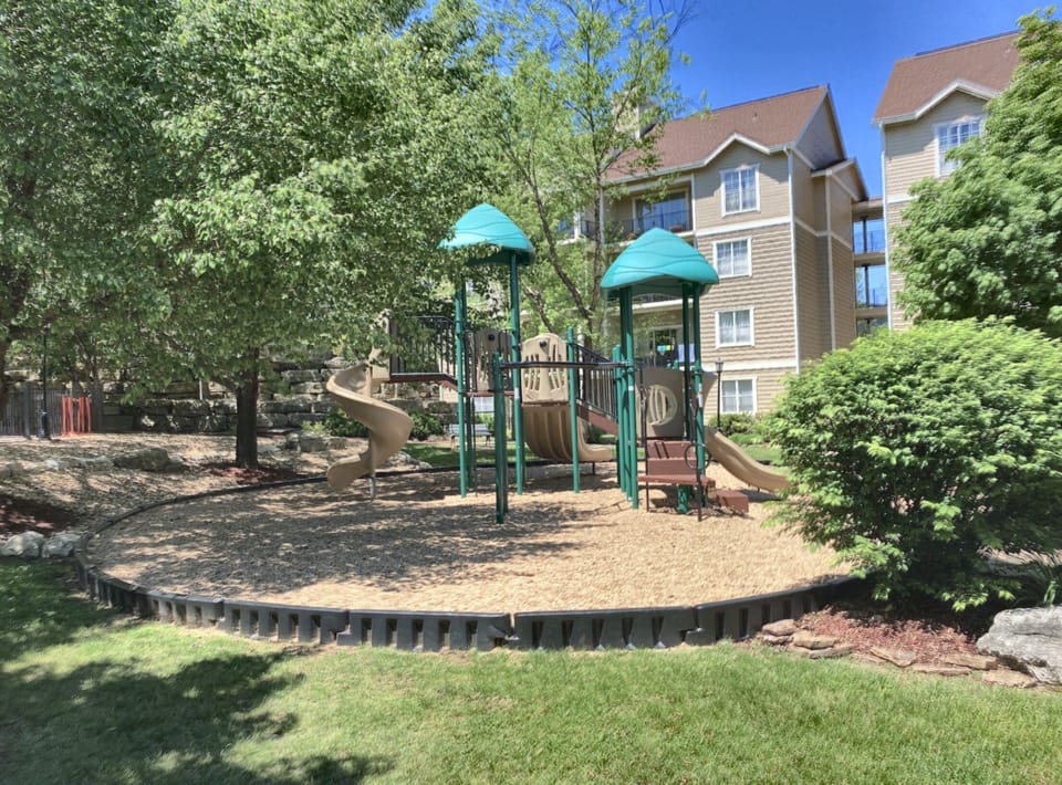 Kids are welcome to enjoy the playground. 