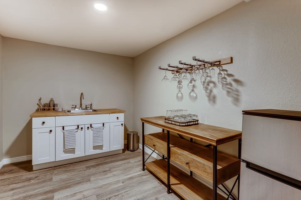 Downstairs kitchenette