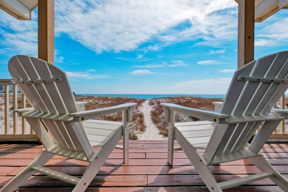 View from back deck.