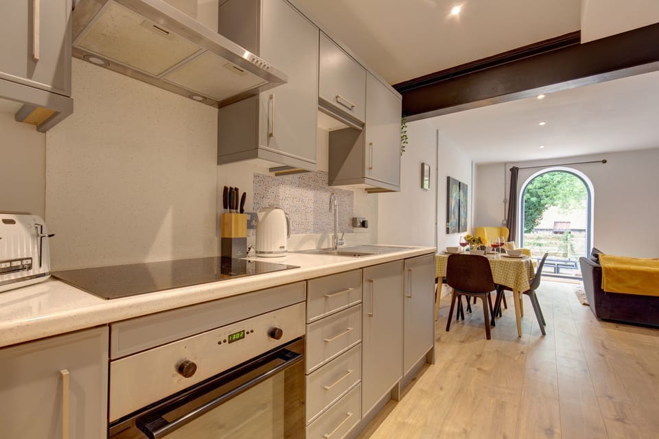 Ground floor: Modern kitchen area