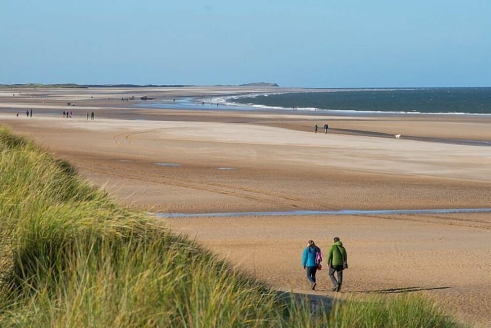 The beach at Holkham - a twenty minute drive away