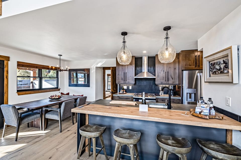 Kitchen and dining room table