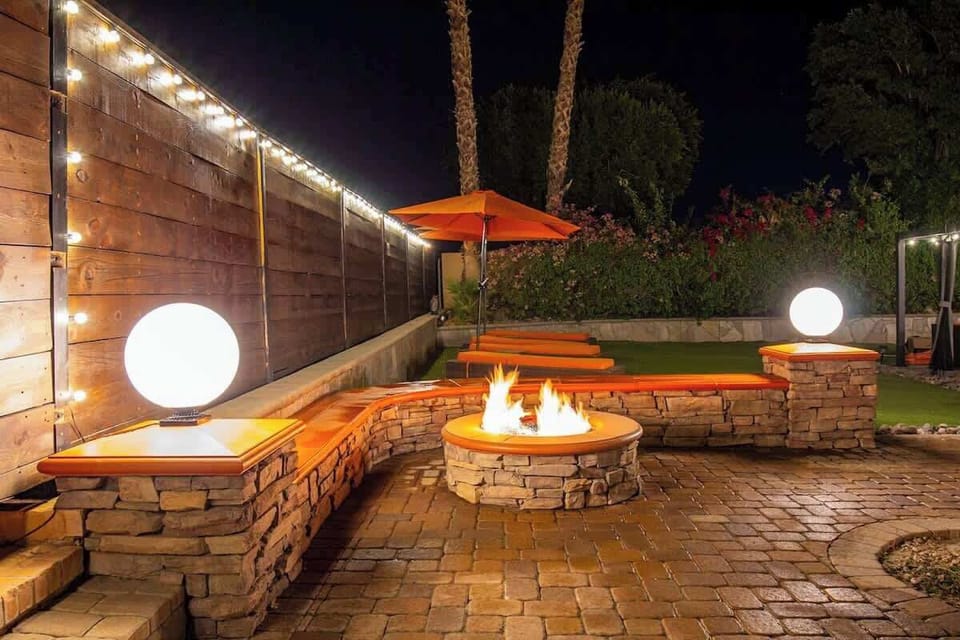 Firepit and Seating area