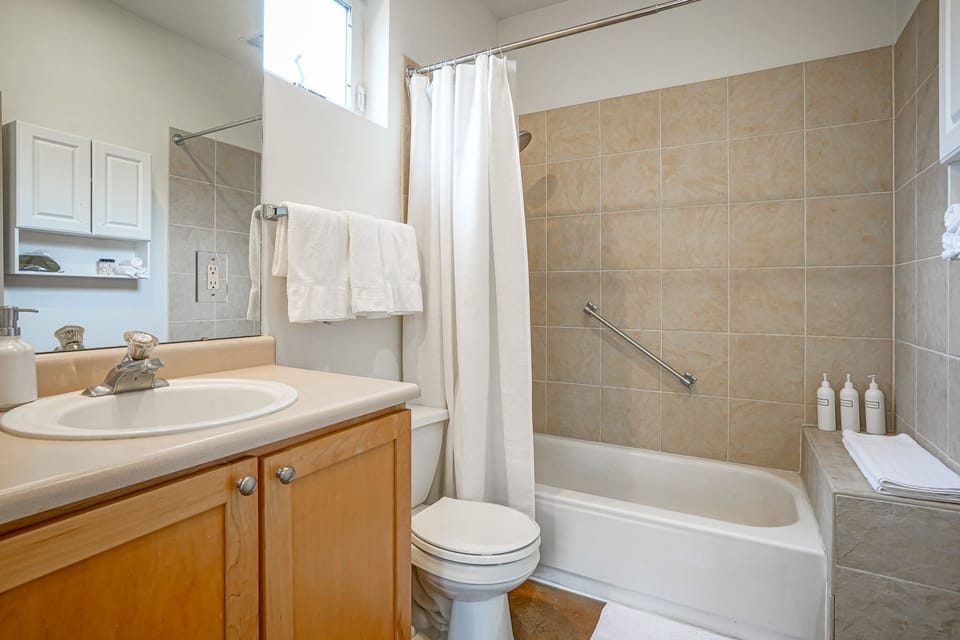 2nd bathroom with access from 2nd bedroom OR hallway