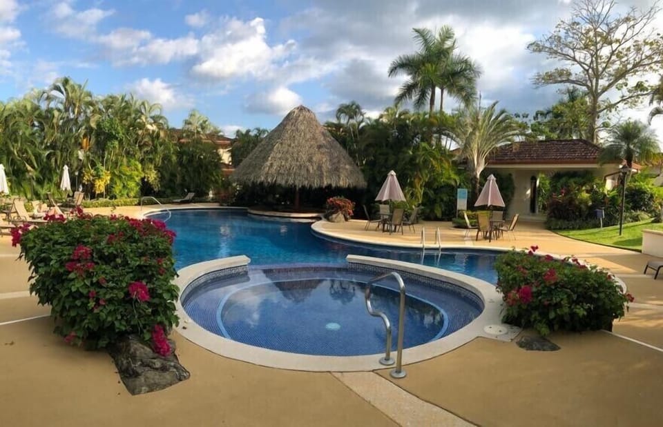 get access to 2 beautiful pool areas, one family and another one adults only 