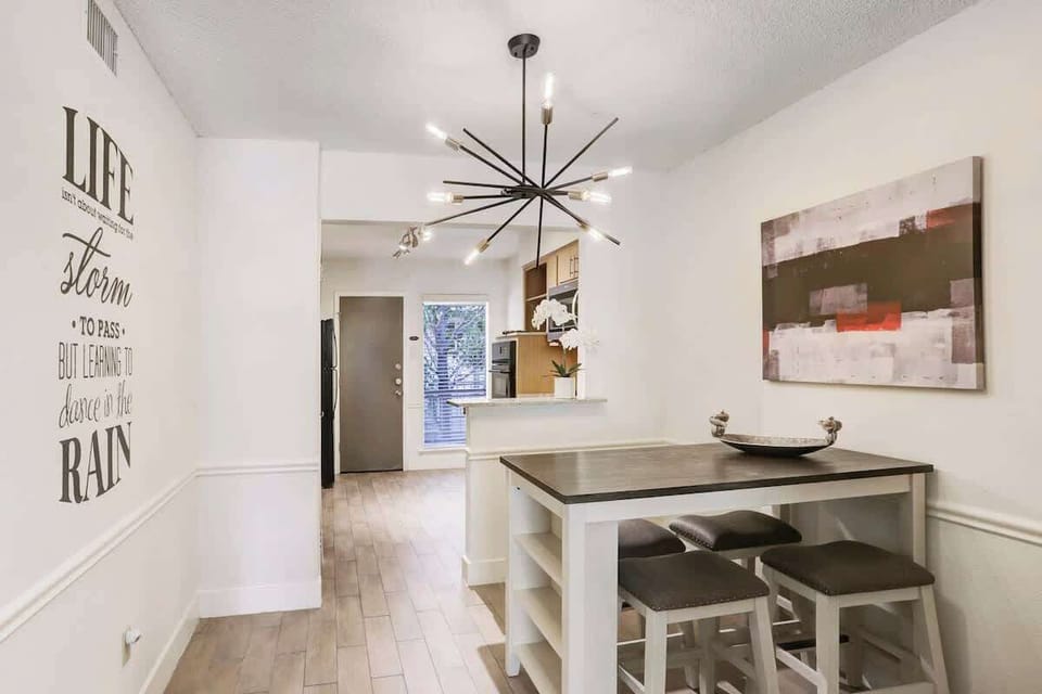 Bistro table and seating for 4 