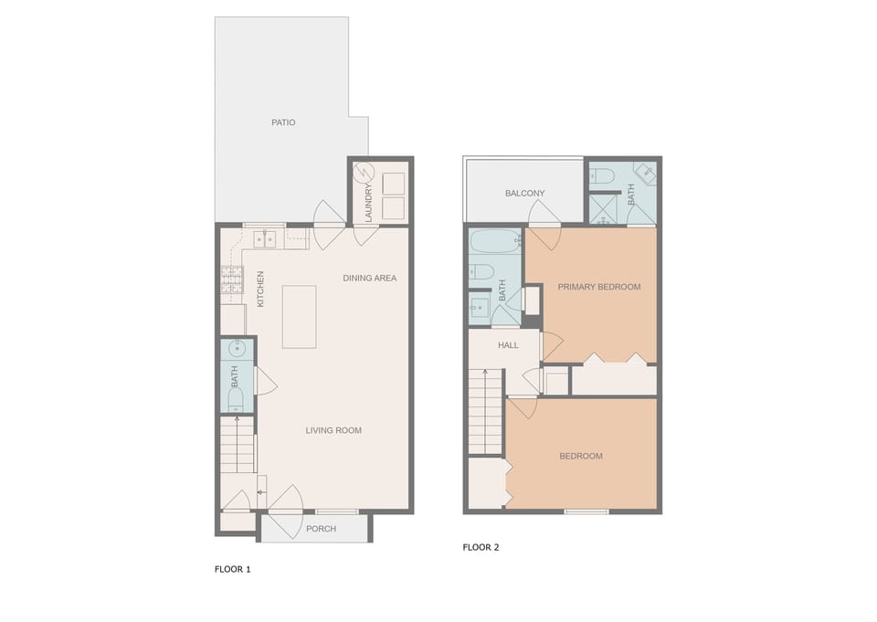 Floor Plan for 1st Floor & 2nd Floor