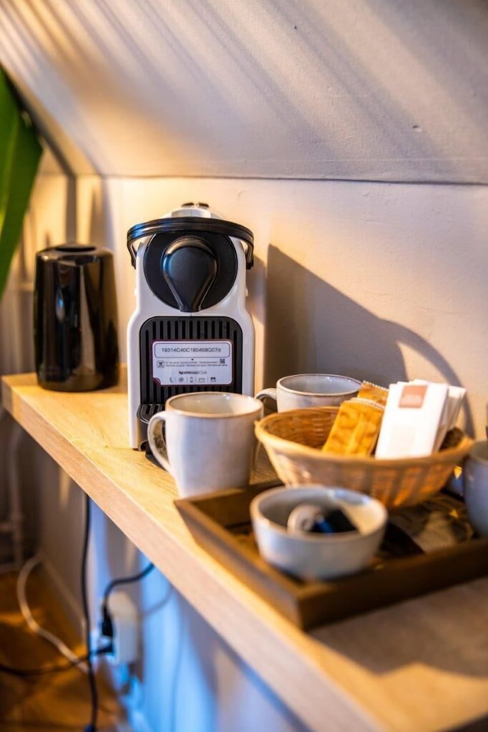 Wake up to the aroma of fresh espresso — your own Nespresso setup is ready to go.