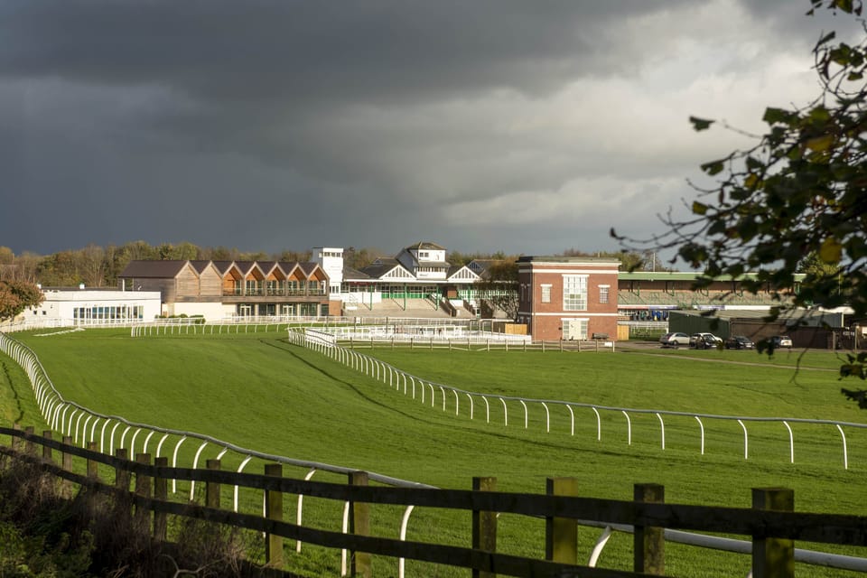 Catterick racecourse, just 15 minutes away