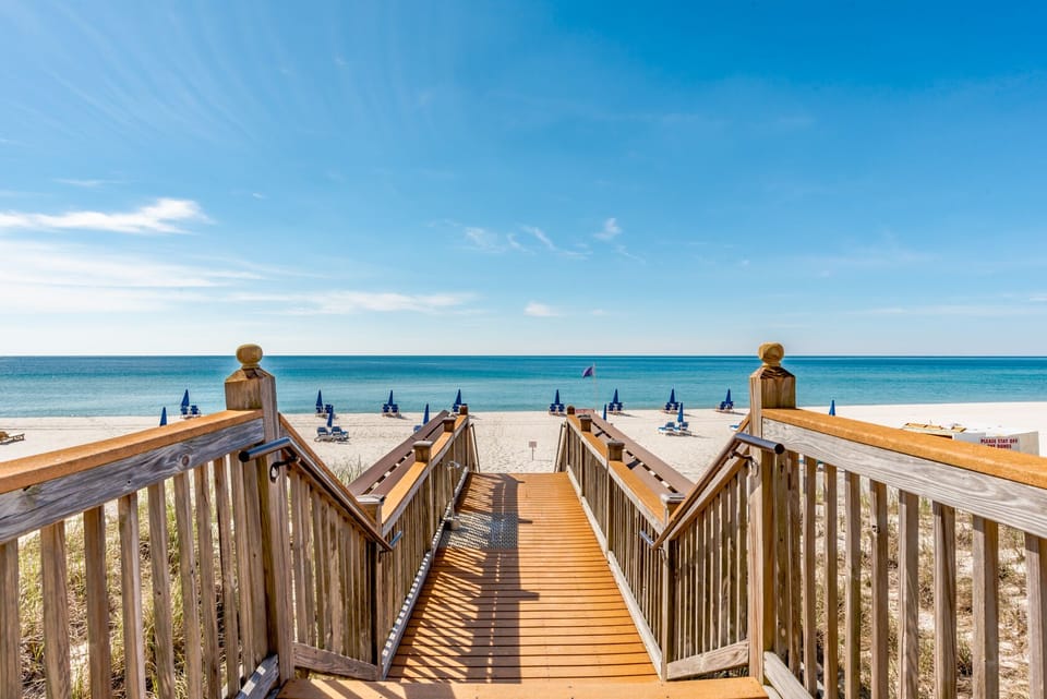 Private Boardwalk to beach