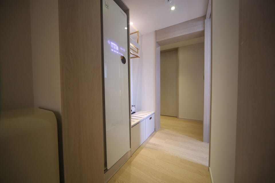 Luxury Penthouse (Hinoki Bath,Styler) | Living area | 65-inch Smart TV with cable channels, TV, Netflix