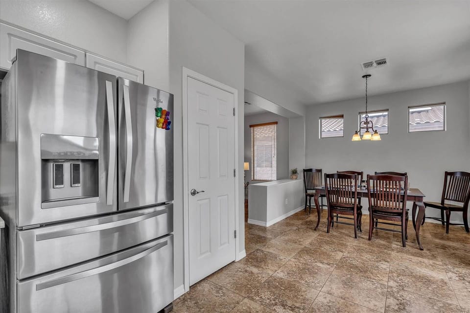 Swing by the store to fully stock the refrigerator and pantry for your stay