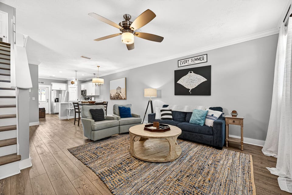 Living room with sleeper sofa