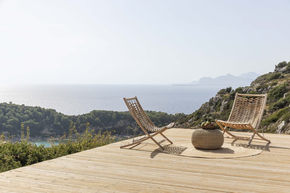 Iconic lounge settings, offering impeccable sea views.