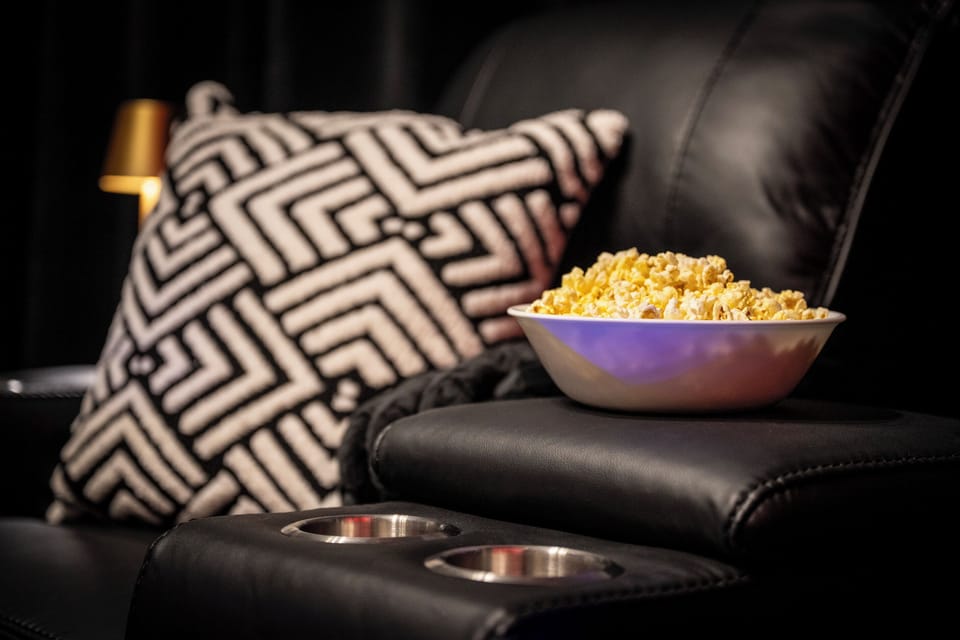 Host a movie night to remember in your private Sevierville theater room. Between the big screen and fresh popcorn machine, it’s the ultimate way to unwind with the group after exploring the Smokies.