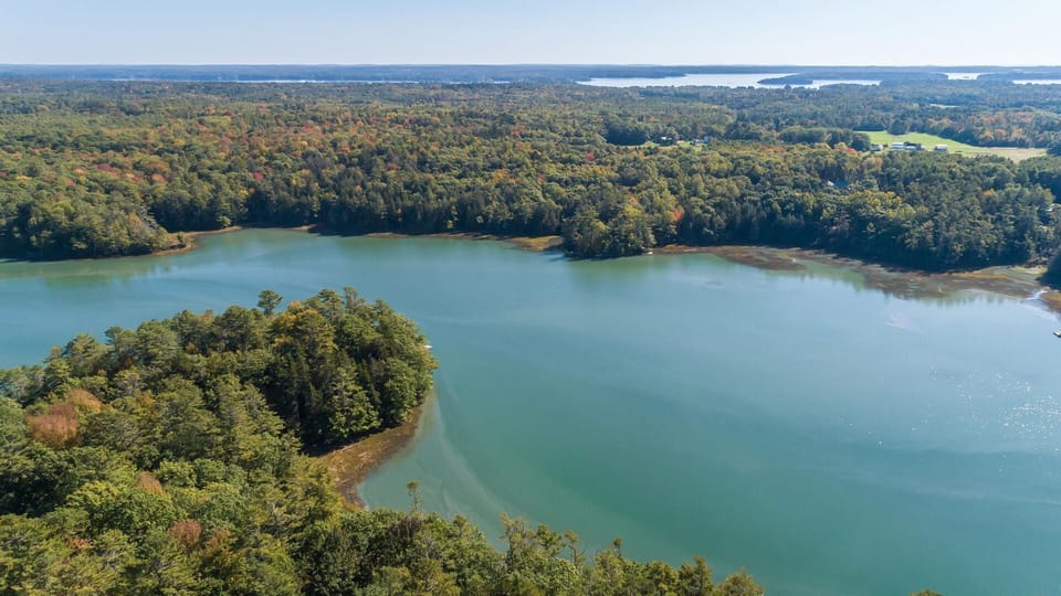 View of our cove from above 
