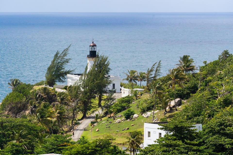 Punta Tuna Lighthouse seen from condo