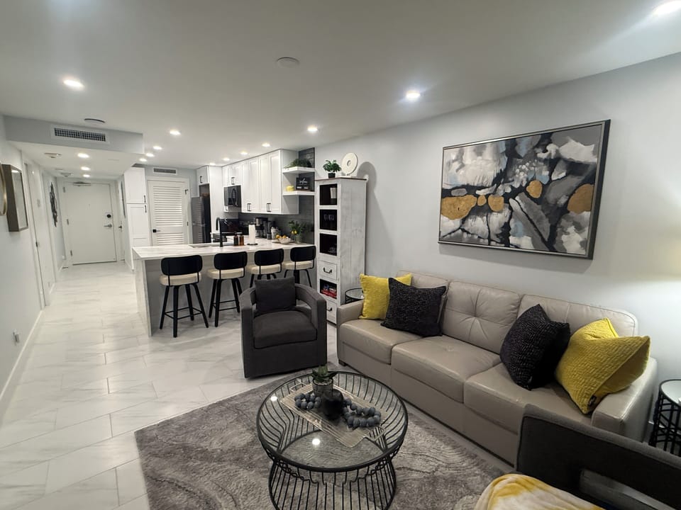 Open floor plan for family gatherings