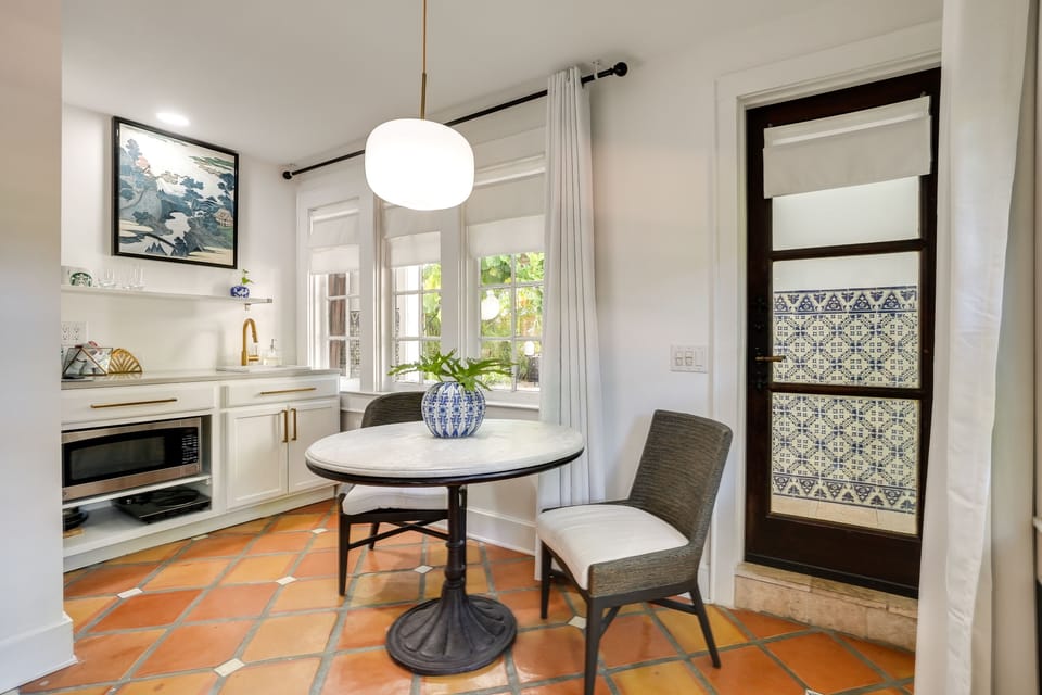 Studio Interior | Breakfast Table | Gated Unit