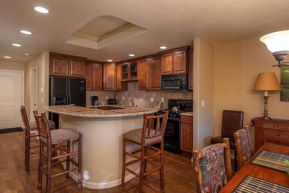 Kitchen with Granite Countertops