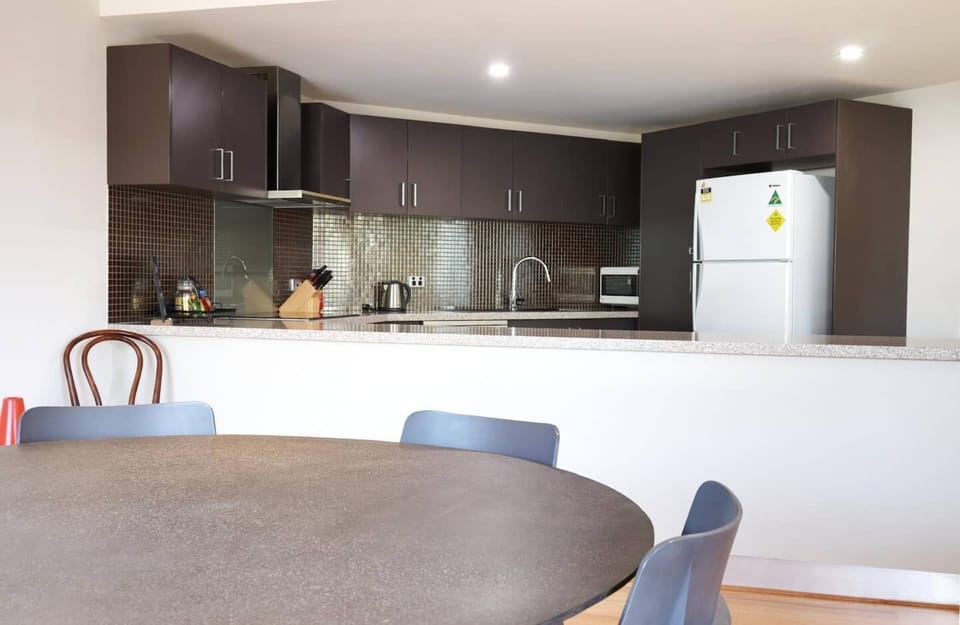 Dining and kitchen areas