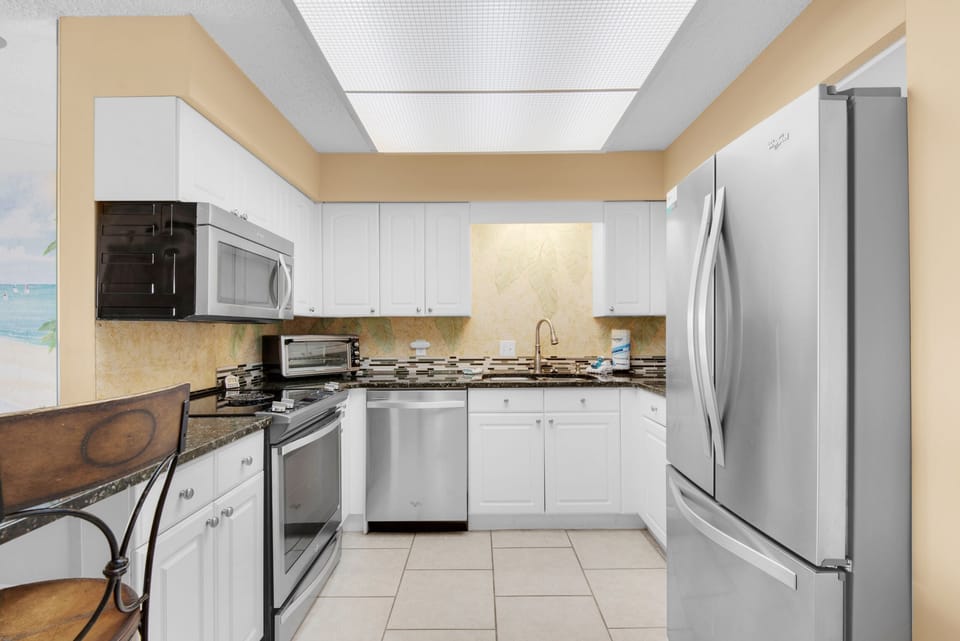 Kitchen has everything your chef needs
