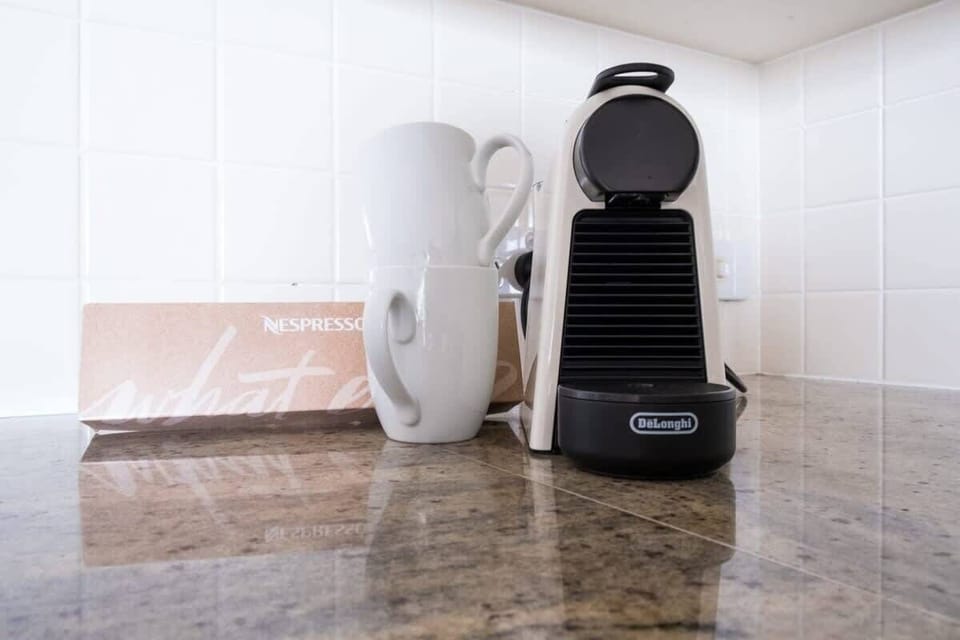 A Nespresso machine and pods are provided during your stay.