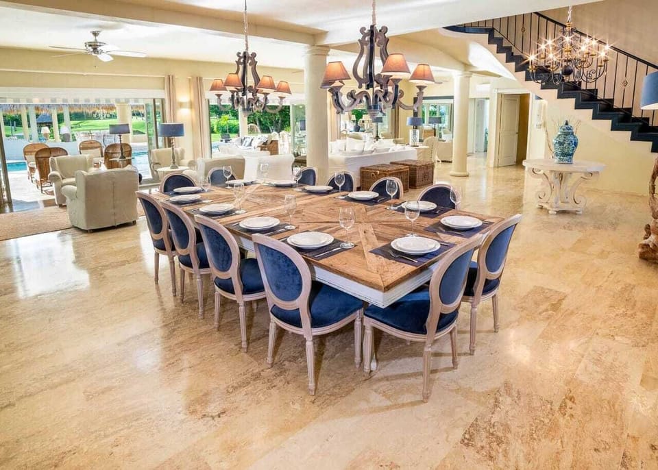 inside dining area