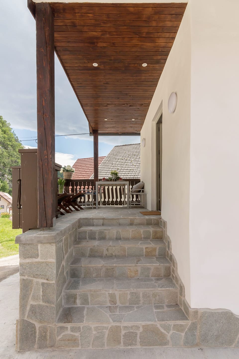 Second entrance to the house