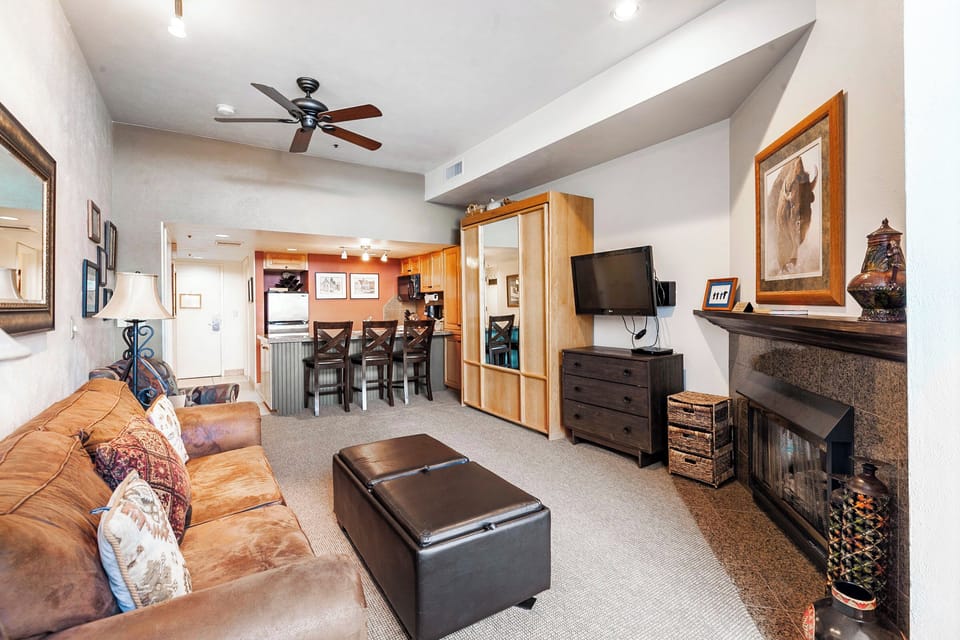 Living Area with Murphy Bed