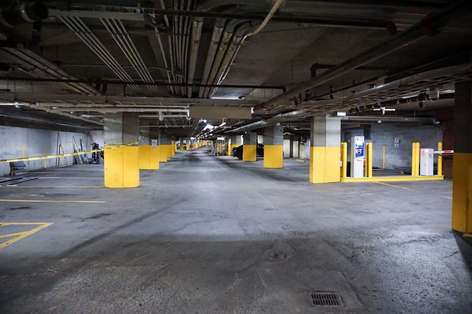 Underground paid parking