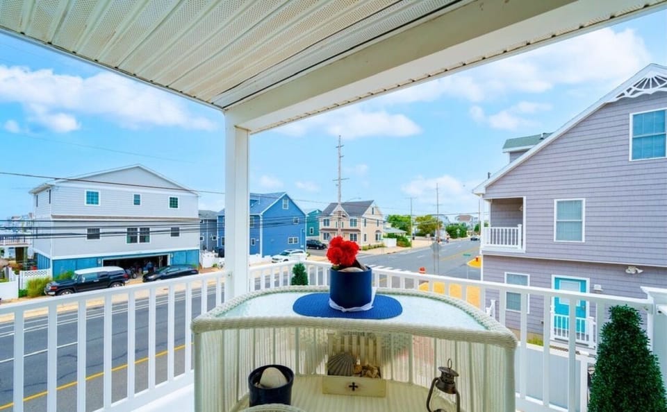 Balcony off the primary bedroom