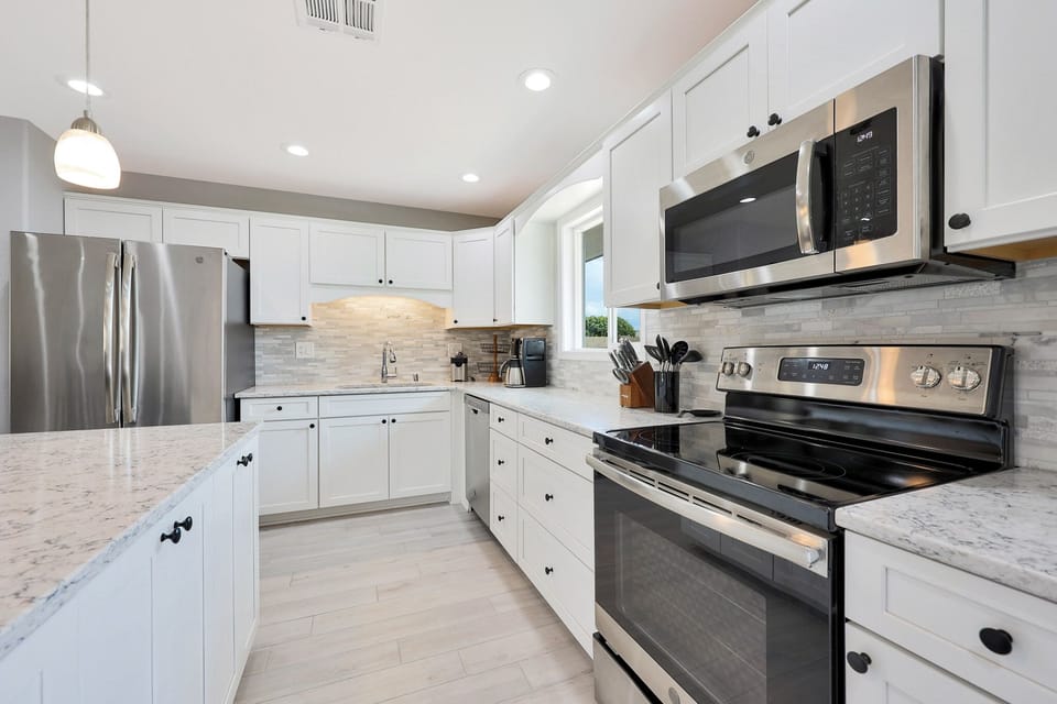 Self closing drawers and cabinet doors. 