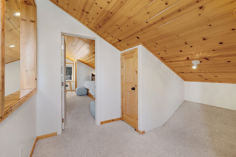 The loft provides access to the kids bedroom