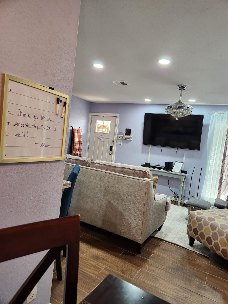 Guest sharing her gratitude for her recent stay! 