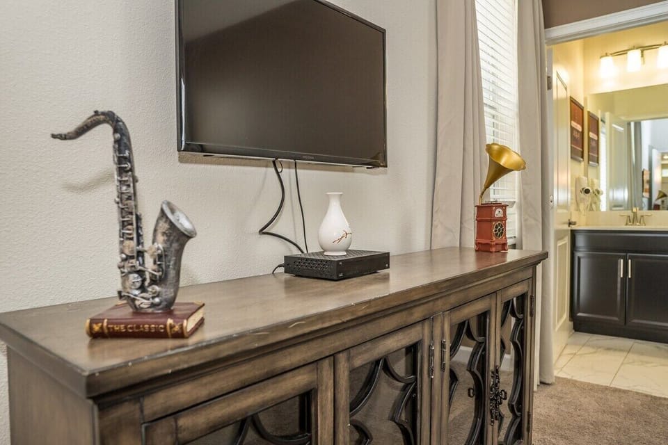 View of decor and tv