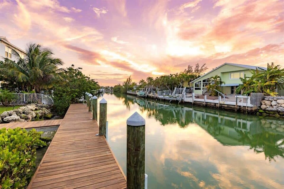 Sunset views from the dock