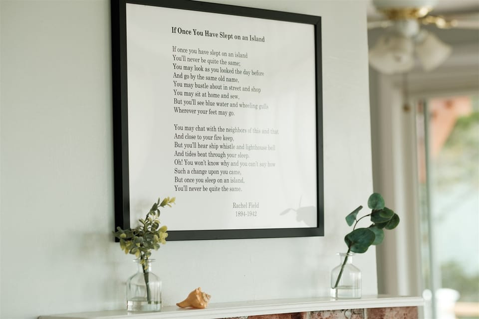 An invitation to slow down...