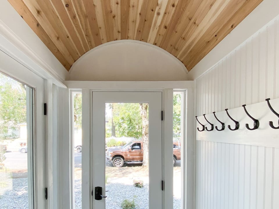 Mud room by the entrance door