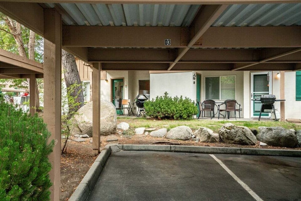 Dedicated covered parking spot will leave you worry less.