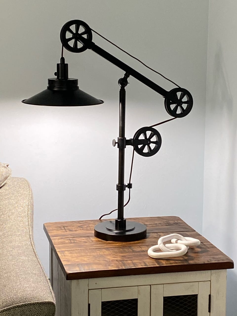 Side table in living room
