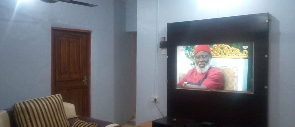 Deluxe Apartment | Living area | 35-inch LCD TV with cable channels, TV, DVD player