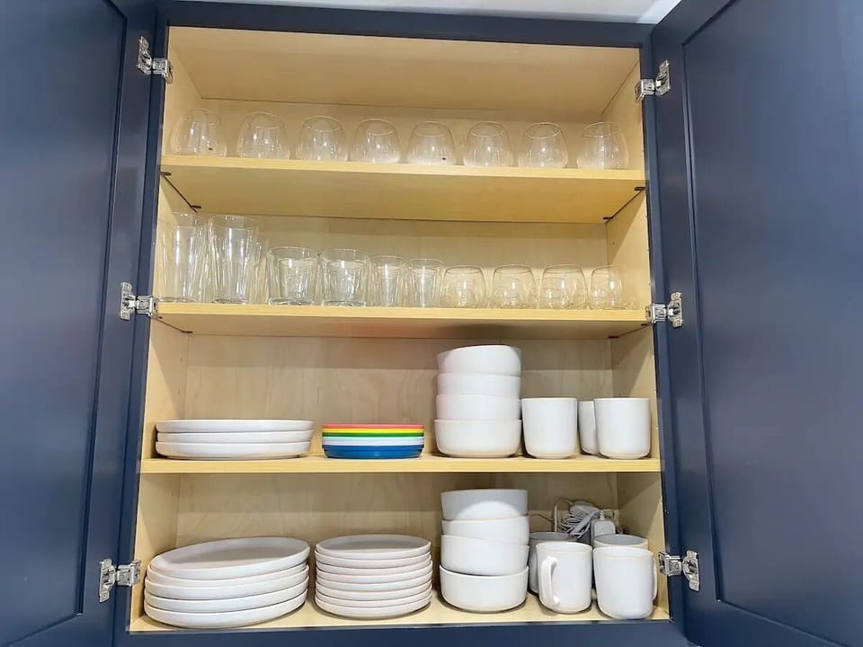 Fully equipped kitchen for meals at home